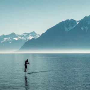 Lake Geneva foilboard fine art print OneArtPix